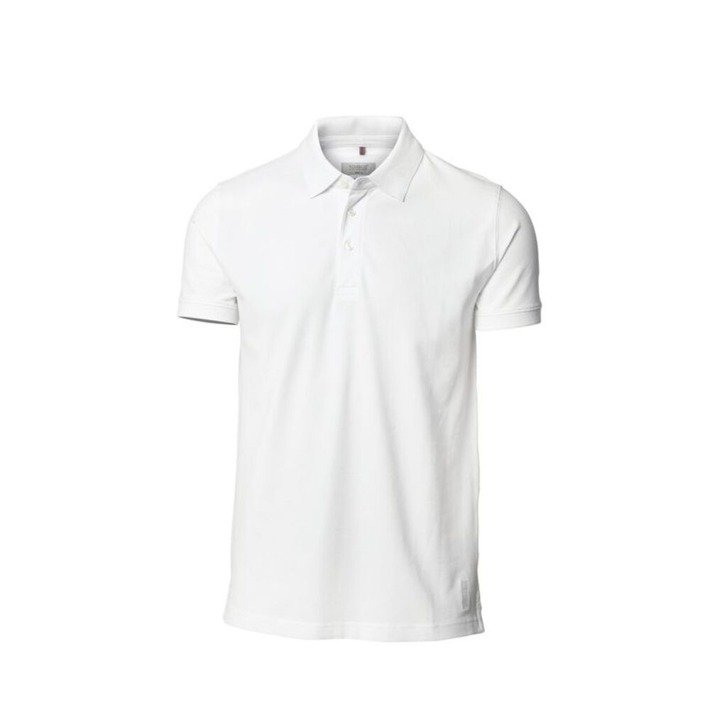 Nimbus Mens Harvard Stretch Deluxe Polo Shirt / White